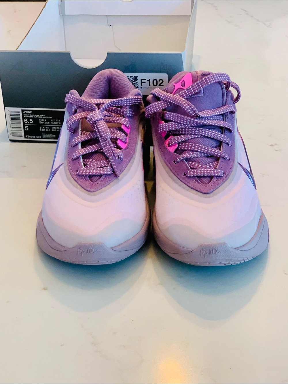 Nike A'One Violet Dust/ Pink Spell Women’s Basketball Shoes